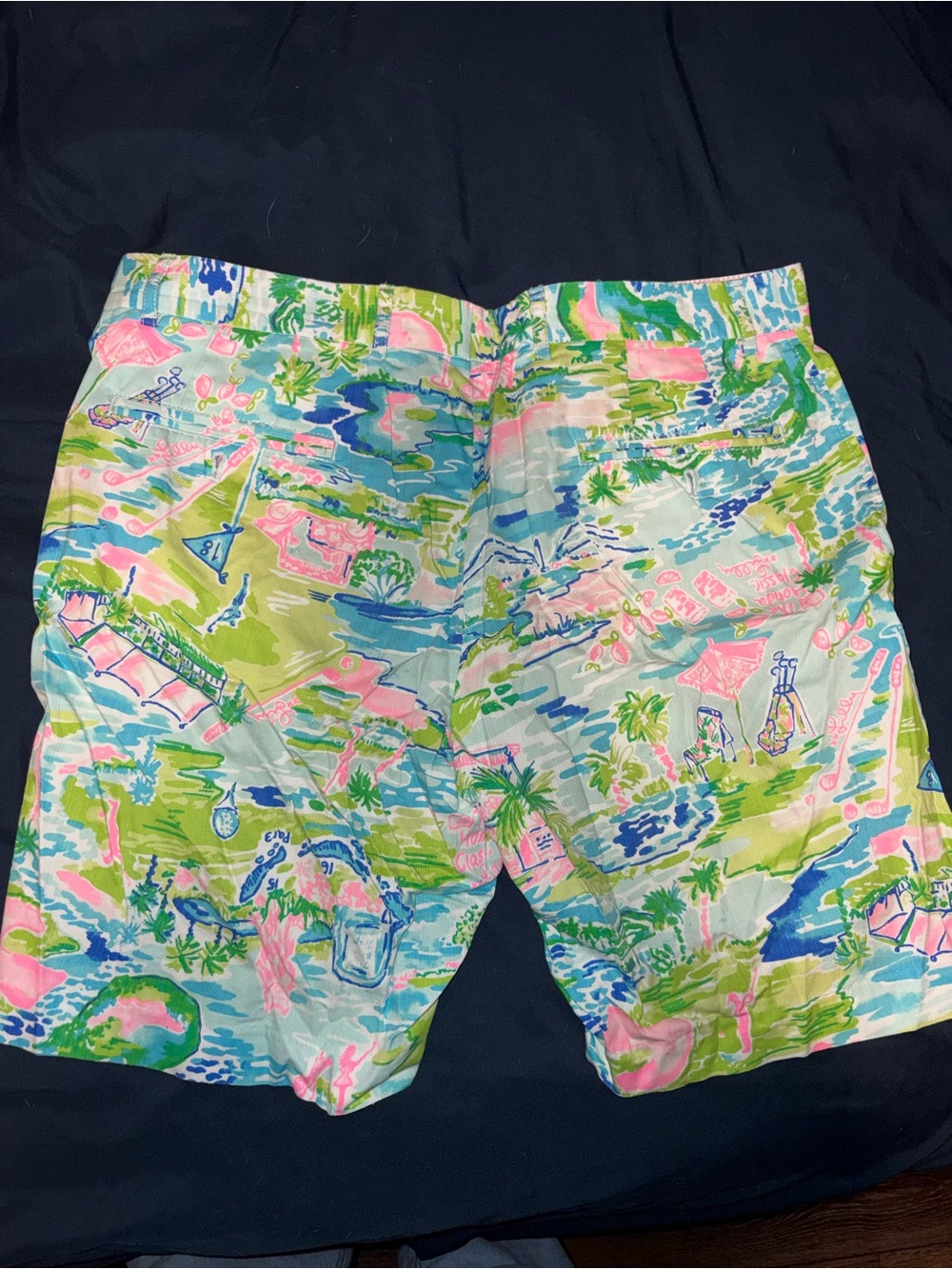 Lilly Pulitzer Multicolor Tropical Print Men’s Shorts - Pink, Green, Blue